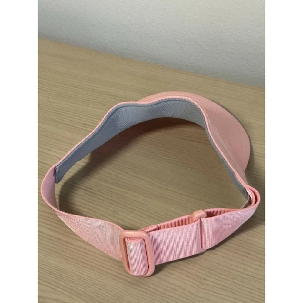 Athleta‎ Women's Pink Ribbed Visor NWOT Activewear Tennis Golf Sports Hat Summer